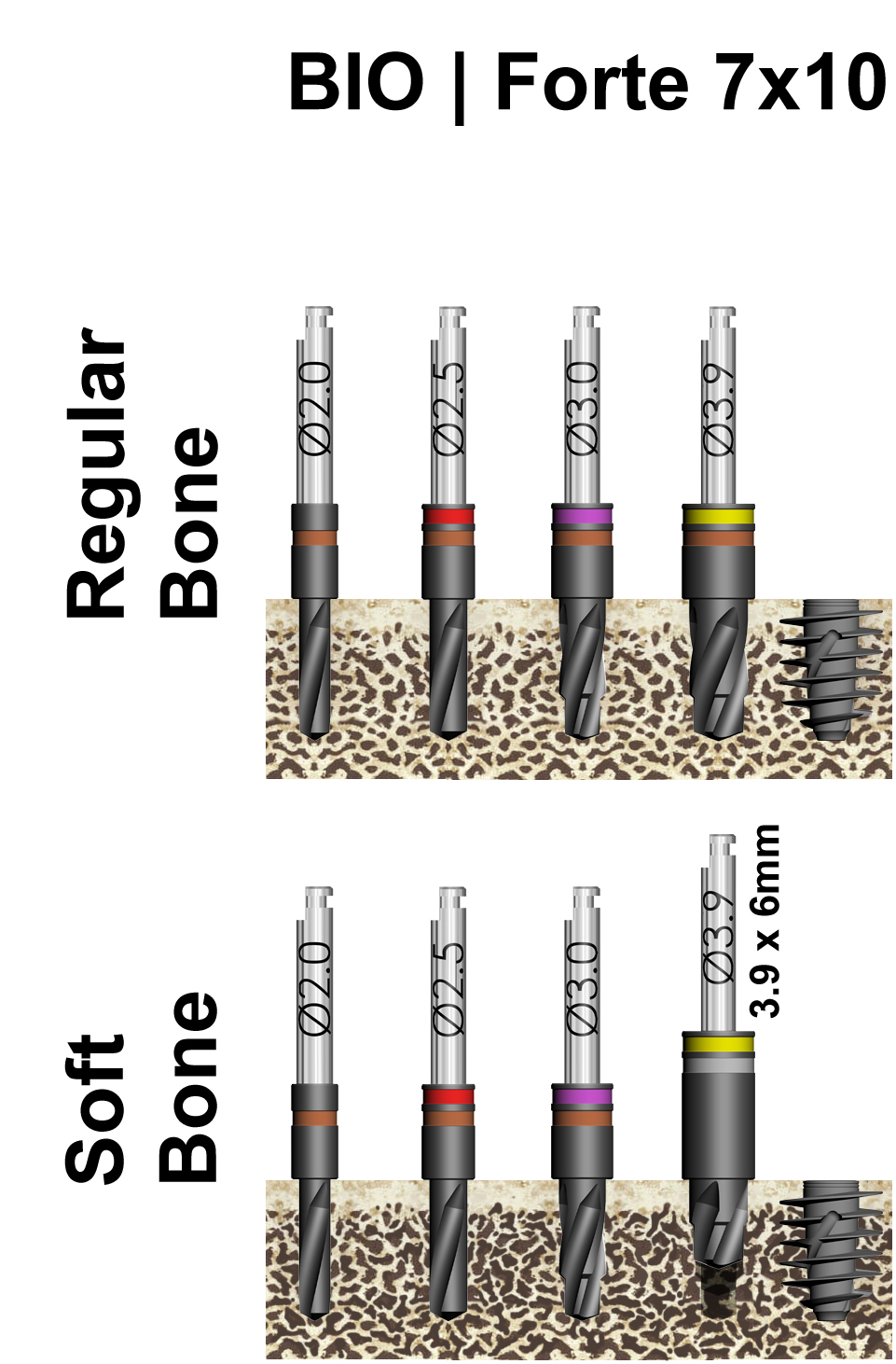 Drill Sequence BIO Forte 70 Blue Sky Bio